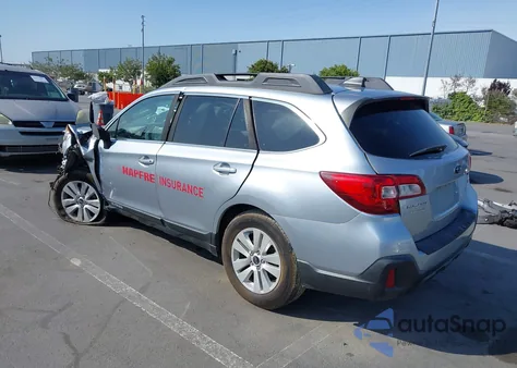 2018 Subaru Outback 2.5I Premium из США, поврежденный, VIN 4S4BSAFC7J3357729